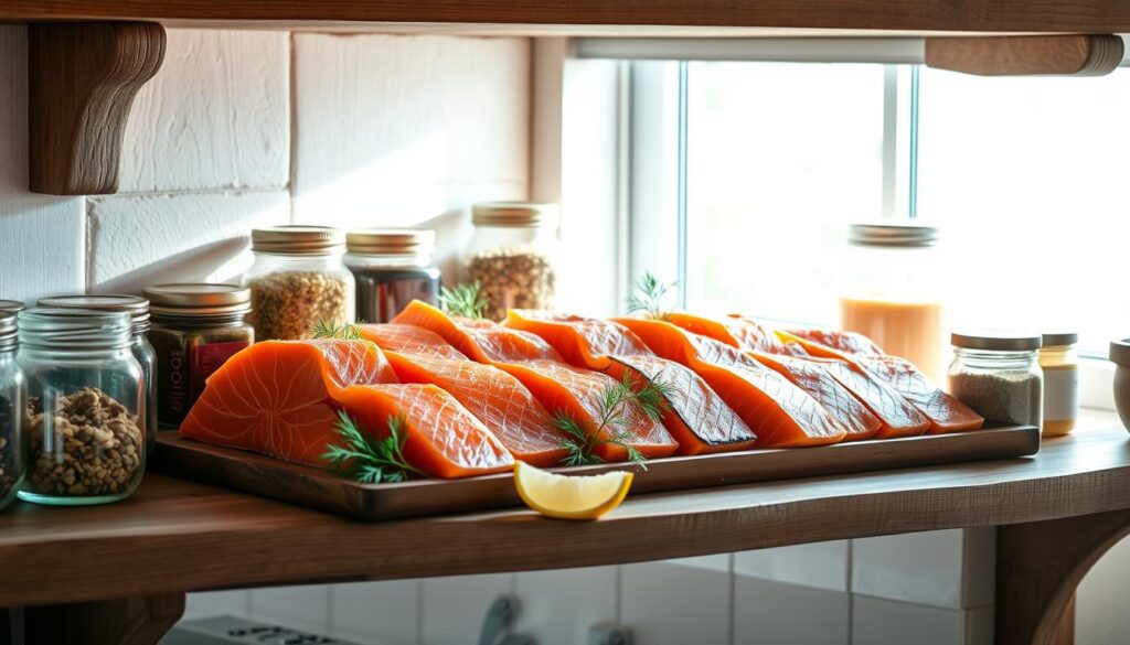 storing smoked salmon